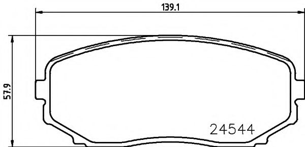 Тормозные колодки BEHR/HELLA 8DB 355 013-251