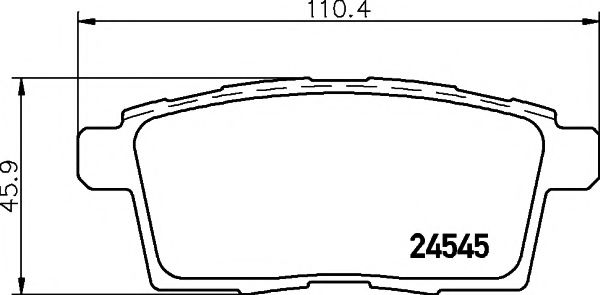 Тормозные колодки BEHR/HELLA 8DB 355 013-261