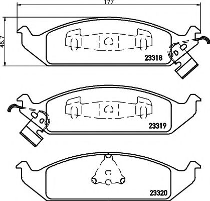 Тормозные колодки BEHR/HELLA 8DB 355 013-281