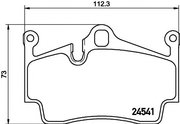 Тормозные колодки BEHR/HELLA 8DB 355 013-311