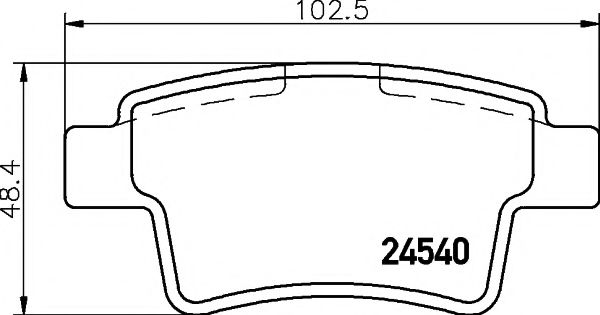 Тормозные колодки BEHR/HELLA 8DB 355 013-361