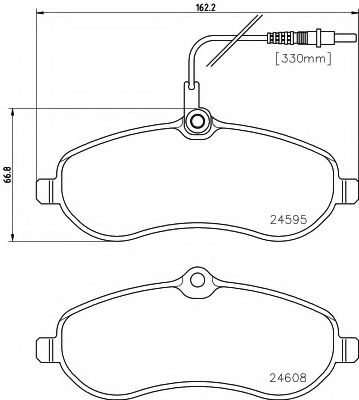 Тормозные колодки BEHR/HELLA 8DB 355 013-411