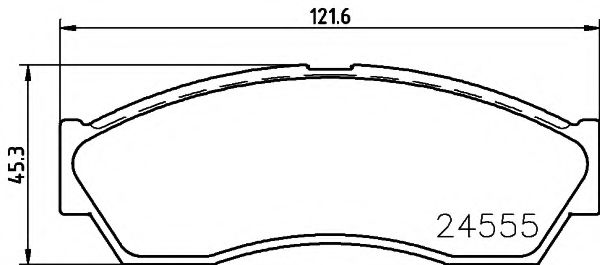 Тормозные колодки BEHR/HELLA 8DB 355 013-431