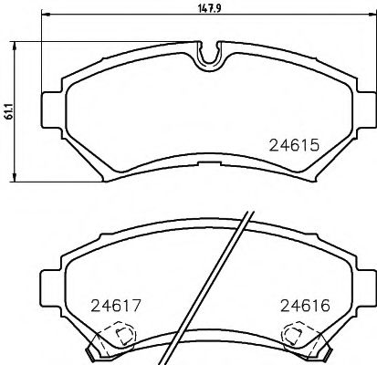 Тормозные колодки BEHR/HELLA 8DB 355 013-501