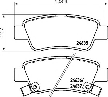 Тормозные колодки BEHR/HELLA 8DB 355 013-591