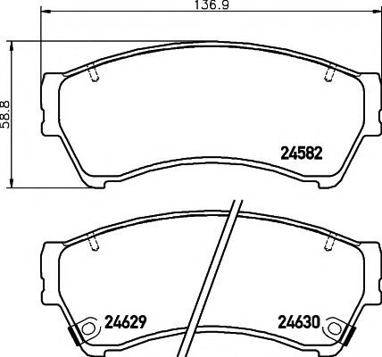 Тормозные колодки BEHR/HELLA 8DB 355 013-761