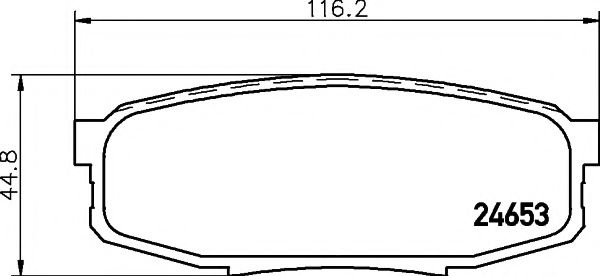 Тормозные колодки BEHR/HELLA 8DB 355 013-771
