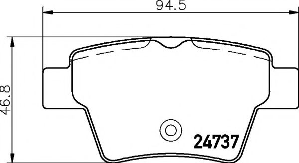 Тормозные колодки BEHR/HELLA 8DB 355 013-851