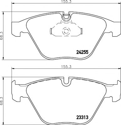 Тормозные колодки BEHR/HELLA 8DB 355 013-931