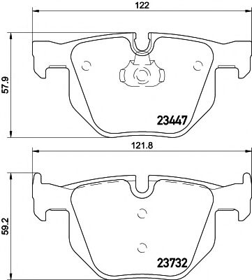 Тормозные колодки BEHR/HELLA 8DB 355 013-941