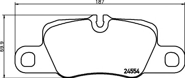 Тормозные колодки BEHR/HELLA 8DB 355 015-651