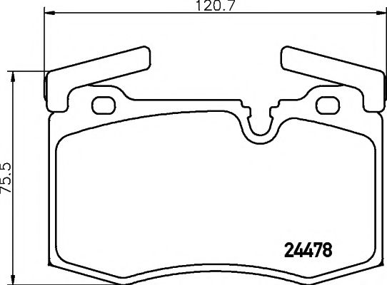 Тормозные колодки BEHR/HELLA 8DB 355 014-111