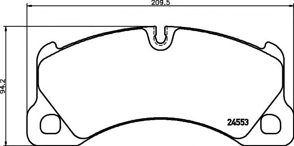 Тормозные колодки BEHR/HELLA 8DB 355 014-151