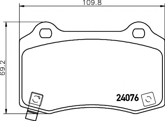 Тормозные колодки BEHR/HELLA 8DB 355 014-211