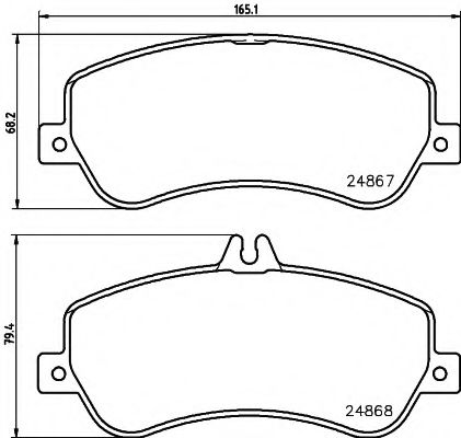 Тормозные колодки BEHR/HELLA 8DB 355 014-221