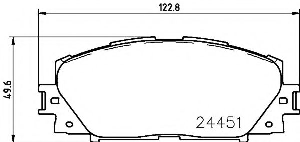 Тормозные колодки BEHR/HELLA 8DB 355 014-311