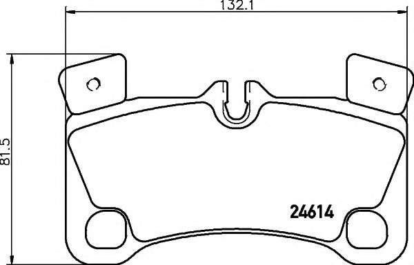 Тормозные колодки BEHR/HELLA 8DB 355 014-631
