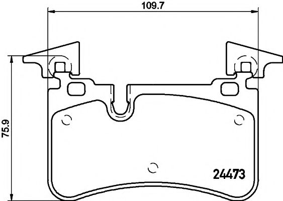 Тормозные колодки BEHR/HELLA 8DB 355 014-811