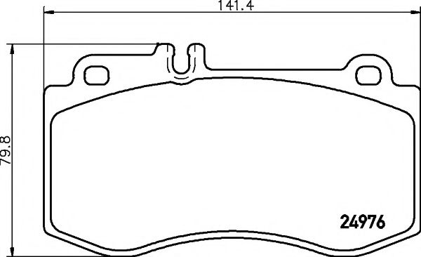 Тормозные колодки BEHR/HELLA 8DB 355 014-821