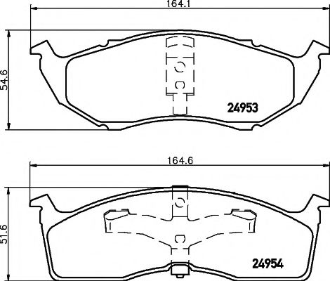 Тормозные колодки BEHR/HELLA 8DB 355 014-971