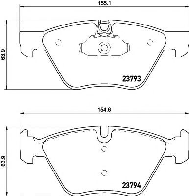 Тормозные колодки BEHR/HELLA 8DB 355 015-031