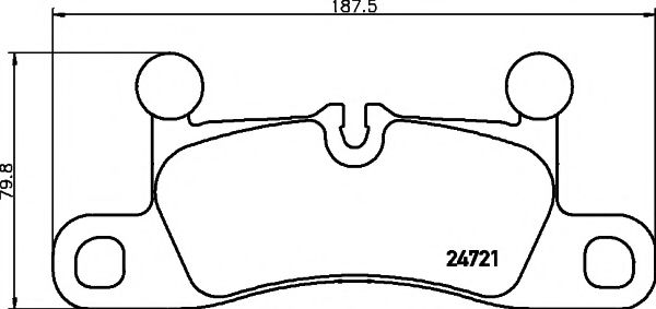 Тормозные колодки BEHR/HELLA 8DB 355 015-101