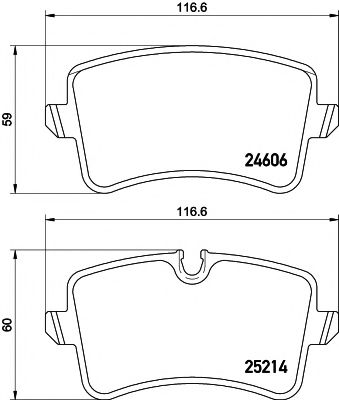 Тормозные колодки BEHR/HELLA 8DB 355 016-011