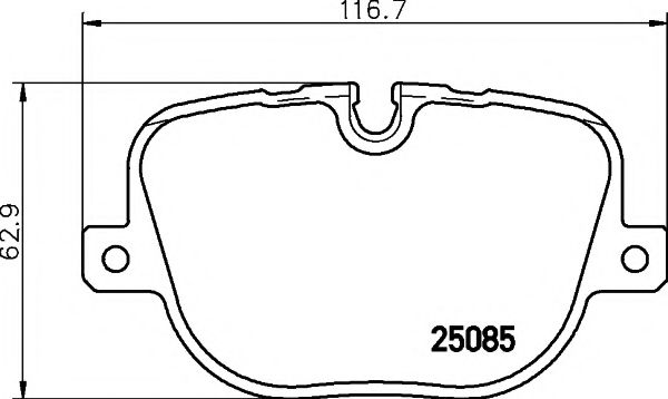 Тормозные колодки BEHR/HELLA 8DB 355 015-451