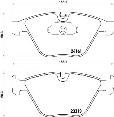 Тормозные колодки BEHR/HELLA 8DB 355 015-601