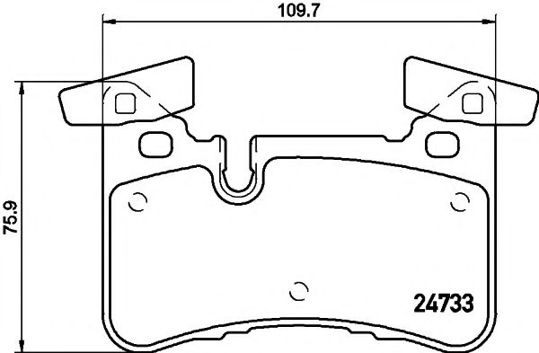 Тормозные колодки BEHR/HELLA 8DB 355 015-721