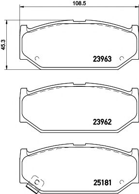 Тормозные колодки BEHR/HELLA 8DB 355 015-751