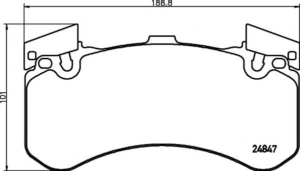 Тормозные колодки BEHR/HELLA 8DB 355 015-991