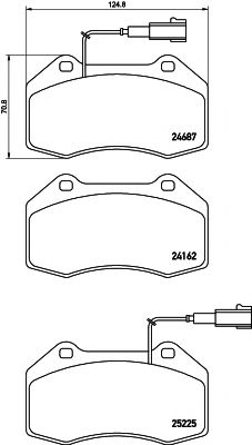 Тормозные колодки BEHR/HELLA 8DB 355 016-141