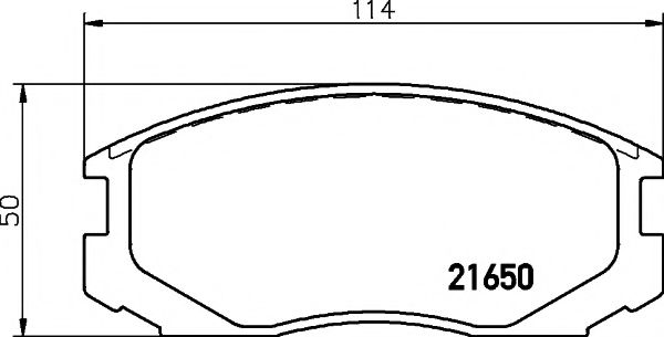 Тормозные колодки BEHR/HELLA 8DB 355 017-161