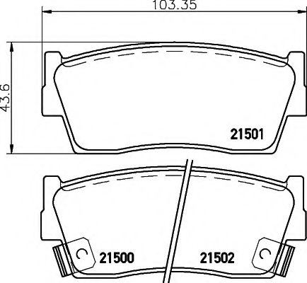 Тормозные колодки BEHR/HELLA 8DB 355 016-371