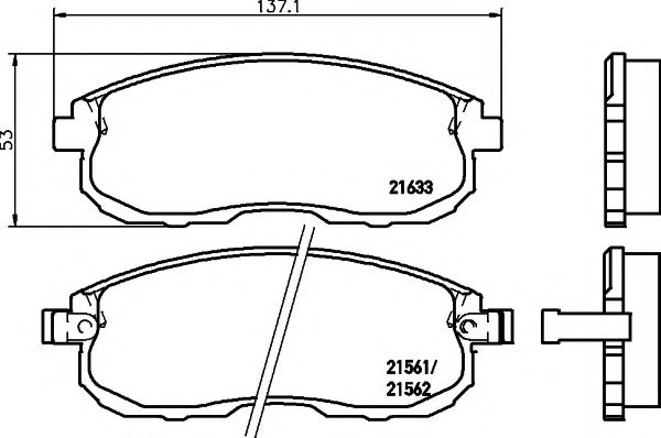 Тормозные колодки BEHR/HELLA 8DB 355 016-381