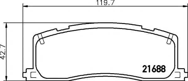 Тормозные колодки BEHR/HELLA 8DB 355 016-391