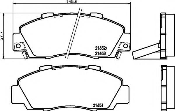 Тормозные колодки BEHR/HELLA 8DB 355 016-441