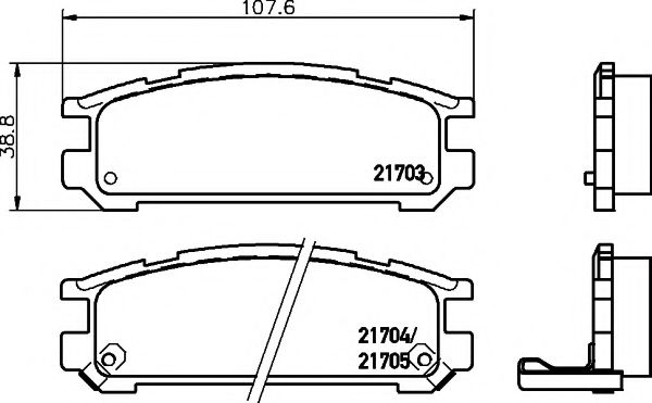 Тормозные колодки BEHR/HELLA 8DB 355 016-491