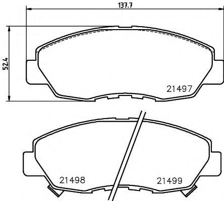 Тормозные колодки BEHR/HELLA 8DB 355 016-511