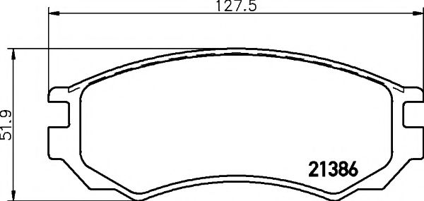 Тормозные колодки BEHR/HELLA 8DB 355 016-541