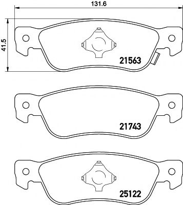 Тормозные колодки BEHR/HELLA 8DB 355 016-571