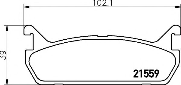 Тормозные колодки BEHR/HELLA 8DB 355 016-601