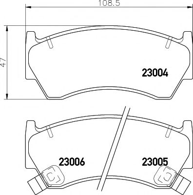 Тормозные колодки BEHR/HELLA 8DB 355 016-661