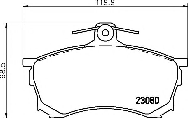 Тормозные колодки BEHR/HELLA 8DB 355 016-671