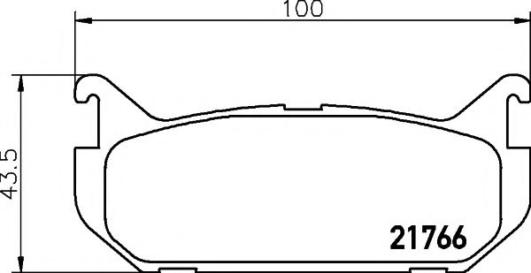 Тормозные колодки BEHR/HELLA 8DB 355 016-711