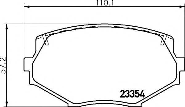 Тормозные колодки BEHR/HELLA 8DB 355 016-861