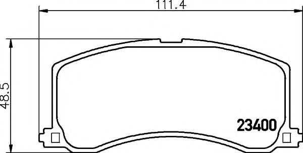 Тормозные колодки BEHR/HELLA 8DB 355 016-941