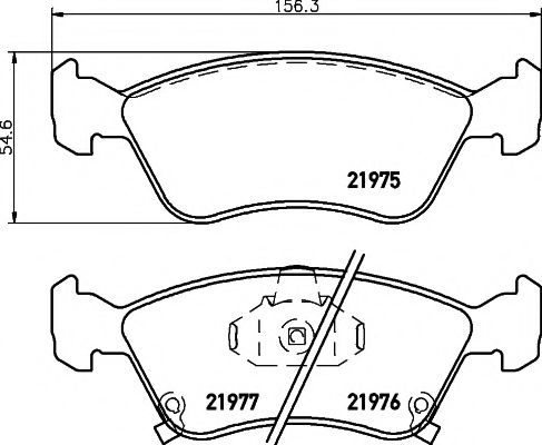 Тормозные колодки BEHR/HELLA 8DB 355 016-981