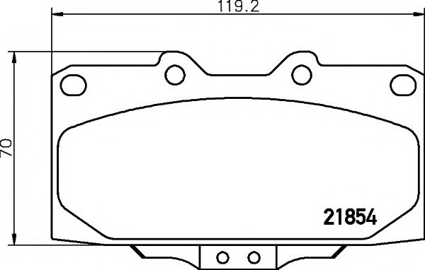 Тормозные колодки BEHR/HELLA 8DB 355 017-211
